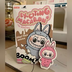 AUTHENTIC NEW Pop Mart LABUBU Exciting Macaron Plush - Lychee Berry